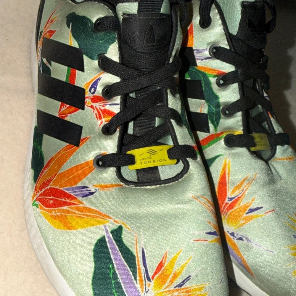 Adidas Torsion Birds of Paradise Blue Shoes Men’s Size 12